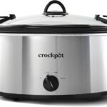 Crock-Pot SCCPVL600S Cook' N Carry 6-Quart Oval Manual Portable Slow Cooker, Silver