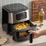 Cuisinart Air Fryer, 6-Quart Basket Large Fryer with 5 Cooking Functions to Roast, Bake, Broil, Air Fry and Keep Warm, 5 Airfryer Presets, Dishwasher-Safe Parts, AIR-200NAS, Stainless Steel & Black - Image 2