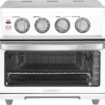 Cuisinart Air Fryer Toaster Oven with Grill, 1800W 8-1 Air Fryer Oven with Bake, Convection Bake, Grill, Broil and Warm Options, Large Capacity, 60-Minute Timer, TOA-70W, White
