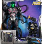 DC Comics Metal Force Brainiac vs Batman Figure Pack | 12-Inch Brainiac with Poseable Tentacles, Exclusive 4-Inch Batman Figure, Pretend Play Gifts for Kids & Collectors Ages 4+ - Image 2