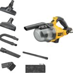 DEWALT 20V Handheld Vacuum Cordless, Car Vacuum with HEPA Filter, 6 Attachments and LED Light, High Performance Dry Only Small Shop Vac, Battery Not Included (DCV501HB)