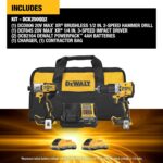 DEWALT 20V MAX XR Impact Driver and Hammer Drill Cordless Power Tool Combo Kit, Includes 2 x 4ah POWERPACK Batteries and a Charger (DCK250QQ2) - Image 2
