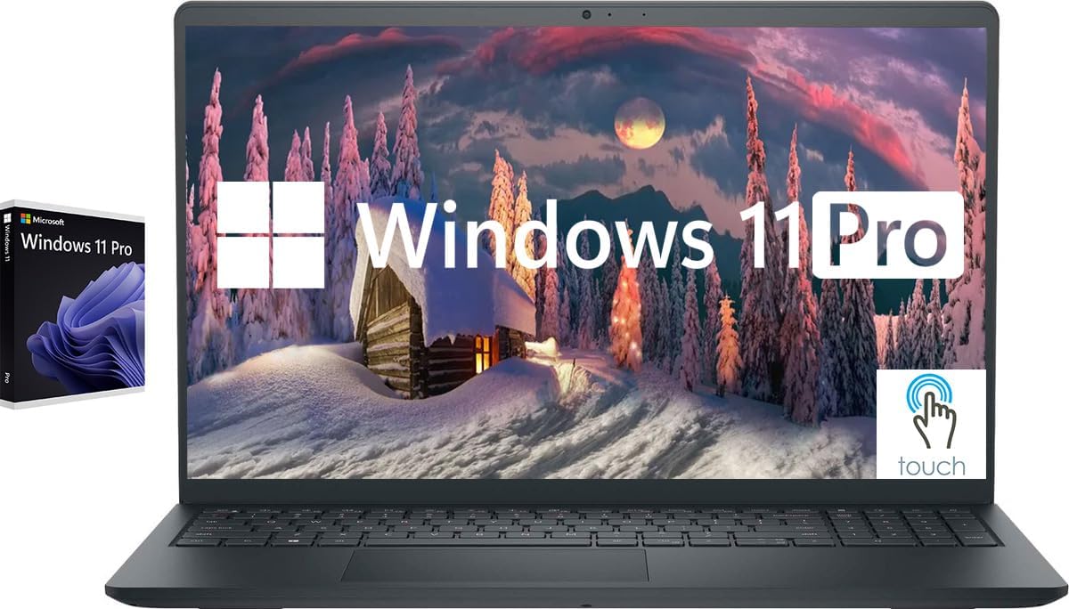 Dell-Inspiron-Touchscreen-Laptop-156-Business-Student-Laptop-Computer.jpg Dell Inspiron Touchscreen Laptop, 15.6" Business & Student Laptop Computer, Windows 11 Pro Laptop 16GB RAM 1TB SSD, Intel i5-1155G7 Processor, Full HD IPS Display, Numeric Keypad, Carbon Black - Image 1