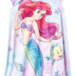 Disney Girls' Dress Nightgown, Short-Sleeve Fantasy Gown, Soft & Cute Pajamas for Kids