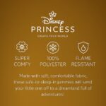 Disney Girls' Princess Dress Nightgown, Fantasy Gown, Soft & Cute Pajamas for Kids - Image 2