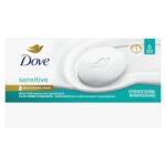 Dove Beauty Bar Soap Sensitive, 6 Bars for Sensitive Skin, Fragrance Free and Hypoallergenic 3.75 oz - Image 2