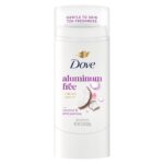 Dove Deodorant Stick for Women, Aluminum Free, 72H Odor Protection, Coconut & Pink Jasmine, 2.4 Oz