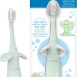 Dr. Brown's Infant-to-Toddler Toothbrush, Elephant, Mint, 0-3 Years
