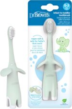 Dr. Brown's Infant-to-Toddler Toothbrush, Elephant, Mint, 0-3 Years