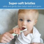 Dr. Brown's Infant-to-Toddler Toothbrush, Elephant, Mint, 0-3 Years - Image 2