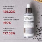 Dr.Melaxin Peel Shot Black Rice Exfoliating Ampoule, Face Exfoliator with AHA BHA Niacinamide Rice Bran Water, Blackhead Remover, Pore Minimizer, Brightening Glass Skin Serum, Korean Skin Care, 2.7 oz - Image 2