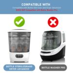 Dryer Advanced HEPA Filter Compatible with Baby Brezza Baby Bottle Dryer Advanced and Baby Brezza Baby Bottle Washer, 4 Pack - Image 2