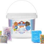 Elmer's Gue Premade Includes 5 Sets of Slime Add-ins, 3 Lb. Bucket, Glassy Clear