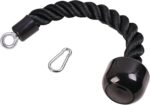 EnriQ Tricep Rope Pull Down,Heavy Duty Triceps Kit Easy to Grip & Non Slip Cable Attachment Ideal for Home Gym Face Pulls Tricep Push Down Rope System