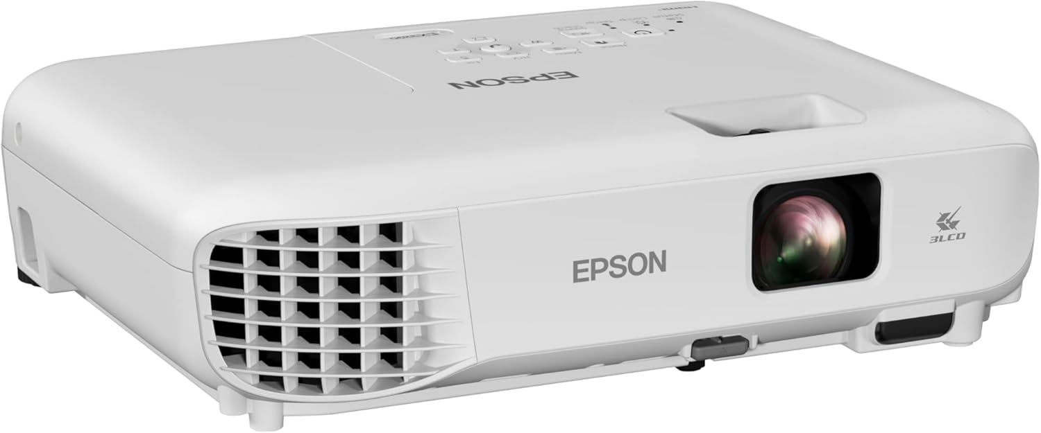 Epson-EX3290-3-Chip-3LCD-Widescreen-WXGA-Video-Projector-with-Built-In.jpg Epson EX3290 3-Chip 3LCD Widescreen WXGA Video Projector with Built-In Speaker, 4000 Lumens Color and White Brightness, 2x HDMI Ports - Image 1