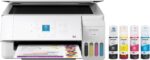 Epson EcoTank ET-2903 Wireless All-in-One Color Supertank Printer with up to 3 Years of Ink, Refillable Tanks, Perfect for Home, 11 PPM, 1.44" Color Screen, Built-in Scanner – White