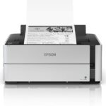 Epson EcoTank ET-M1170 Wireless Monochrome Supertank Printer with Ethernet PLUS 2 Years of Unlimited Ink*,White