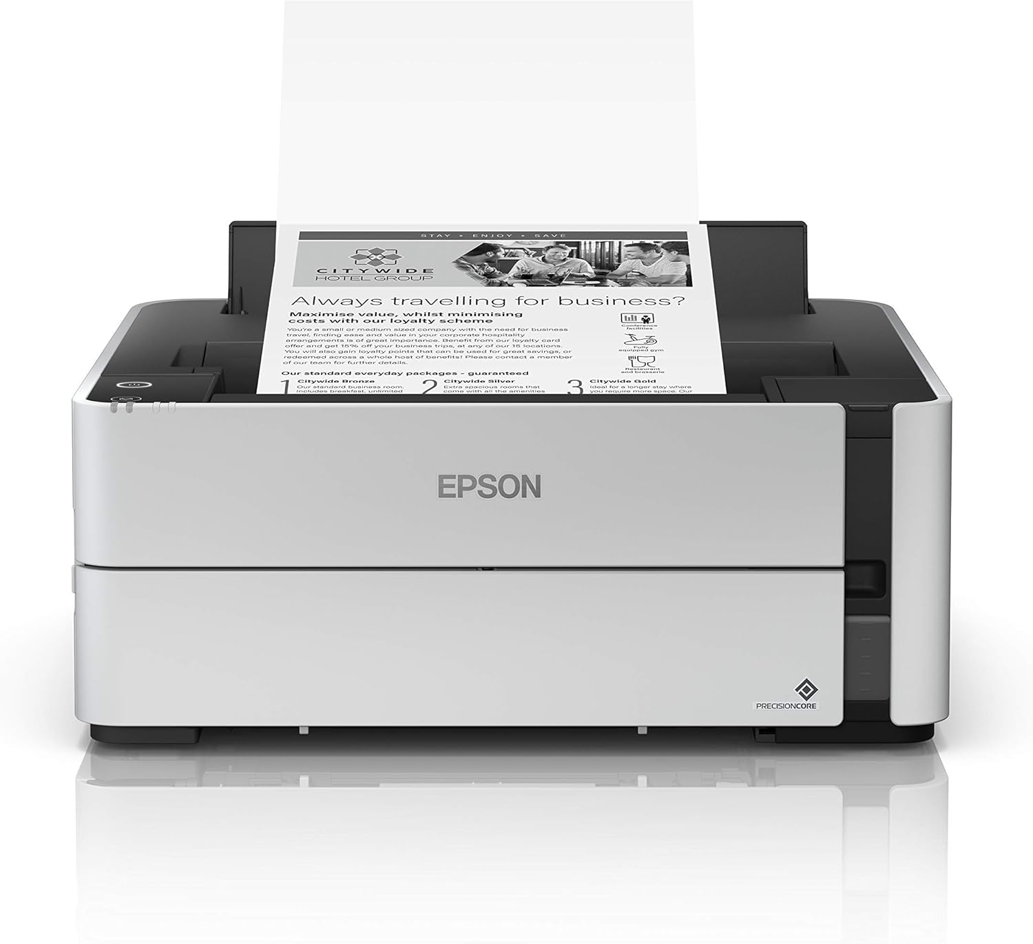 Epson-EcoTank-ET-M1170-Wireless-Monochrome-Supertank-Printer-with-Ethernet-PLUS.jpg Epson EcoTank ET-M1170 Wireless Monochrome Supertank Printer with Ethernet PLUS 2 Years of Unlimited Ink*,White - Image 1