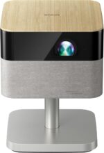 Epson Lifestudio Flex Plus 4K PRO-UHD Lifestyle Smart Streaming Projector with 1000 Lumens Color and White Brightness, Sound by Bose, Google TV, 3-Chip 3LCD Triple Core Engine