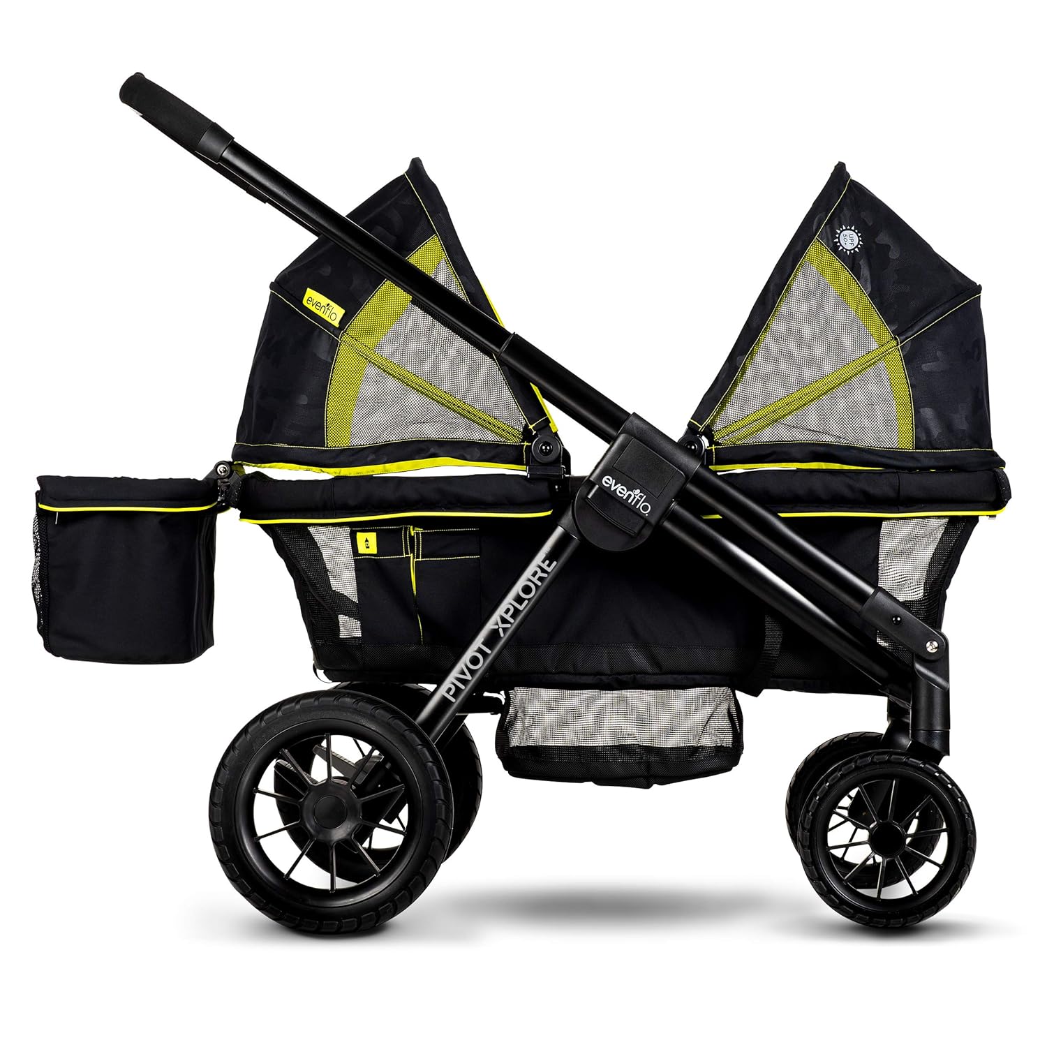 Evenflo-Pivot-Xplore-All-Terrain-Stroller-Wagon-Wayfarer-Black.jpg Evenflo Pivot Xplore All-Terrain Stroller Wagon (Wayfarer Black) - Image 1