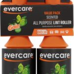 Evercare Lint Roller, Scented 40 Sheets, Two-Pack, Orange