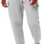 Everlast Mens Cargo Track Pants | Sweatpants for Men with Pockets, Fleece Joggers, Workout & Lounge Track Pants
