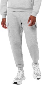 Everlast Mens Cargo Track Pants | Sweatpants for Men with Pockets, Fleece Joggers, Workout & Lounge Track Pants