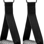 Exercise Cable Handles,Cable Machine Attachment Handles,Cable Handles Compatible with Cable Machines,Super Strong Nylon Webbing for Resistance Training(1 Pairs)