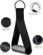Exercise Cable Handles,Cable Machine Attachment Handles,Cable Handles Compatible with Cable Machines,Super Strong Nylon Webbing for Resistance Training(1 Pairs) - Image 2