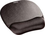 Fellowes Memory Foam Mouse Pad/Wrist Rest- Black (9176501)