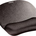 Fellowes Memory Foam Mouse Pad/Wrist Rest- Black (9176501)