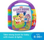 Fisher-Price Baby Learning Toy Laugh & Learn Storybook Rhymes Musical Book with Lights & Sounds for Infants Ages 6+ Months - Image 2