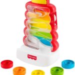 Fisher-Price Baby & Toddler Toy Drop Through Rock-a-Stack, Coin Drop Activity for Developmental Play Infants Ages 9+ Months