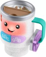 Fisher-Price Baby & Toddler Toy Laugh & Learn Coffee Mug Musical Activity with Lights & Educational Songs for Infants Ages 6+ Months