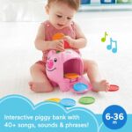 Fisher-Price Baby & Toddler Toy Laugh & Learn Smart Stages Piggy Bank with Educational Songs & Phrases for Infants Ages 6+ Months (Amazon Exclusive) - Image 2