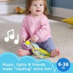 Fisher-Price Baby Toy Purple Monkey Musical Storybook with Lights & Sounds for Infants & Toddlers Ages 6+ Months - Image 2
