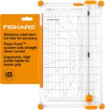 Fiskars Precision Paper Trimmer, Easy and Accurate Crafting Tool, Cuts Straight for Crafts, Cards, and More
