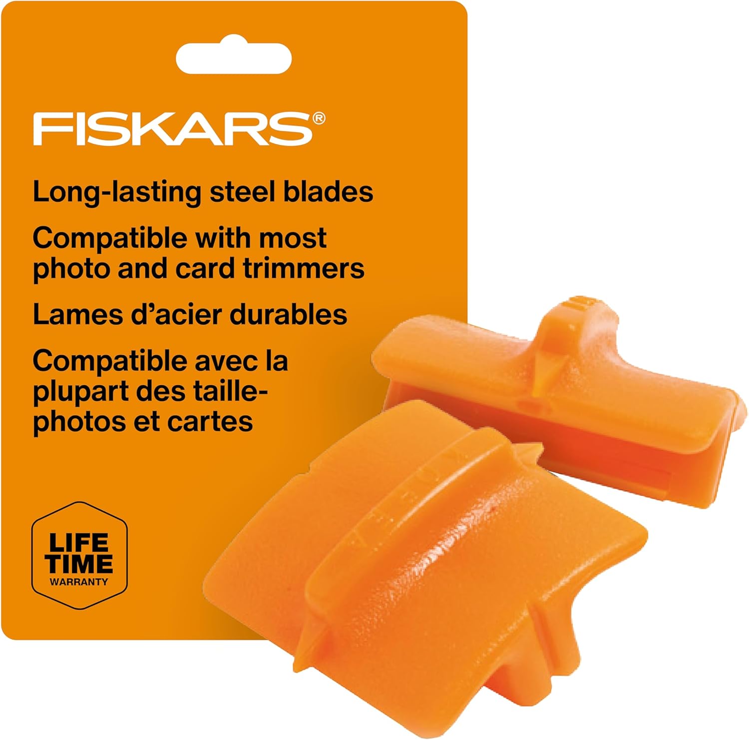 Fiskars-Trimmer-Replacement-Blades-Precision-Ground-Steel-for-Clean-Cuts-Refill.jpg Fiskars Trimmer Replacement Blades, Precision-Ground Steel for Clean Cuts, Refill Carriage for 9" & 12" Personal Trimmers, Two Pack, Orange - Image 1