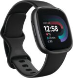 Fitbit Versa 4 Fitness Smartwatch with Daily Readiness - 3-Month Google Health Premium Membership Included - GPS, 24/7 Heart Rate, 40+ Exercise Modes, Sleep Tracking - Black/Graphite