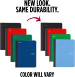 Five Star Composition Book + Study App, 4 Pack, College Ruled Paper, 7-1/2" x 9-3/4", 80 Sheets, Forest Green, Pacific Blue, Fire Red and Black (850065B-ECM) - Image 2
