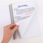 Five Star Spiral Notebooks, 6 Pack, 1 Subject, College Ruled Paper, 7" x 4-3/8", Personal Size, 80 Sheets, Purple, Orange, Green, Blue, Gray, Black (450048A-ECM) - Image 2