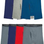 Fruit of the Loom Men's Coolzone Boxer Briefs, Moisture Wicking & Breathable