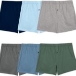 Fruit of the Loom mens Tag-free Knit Boxer Shorts, Relaxed Fit, Moisture Wicking, Assorted Color Multipacks