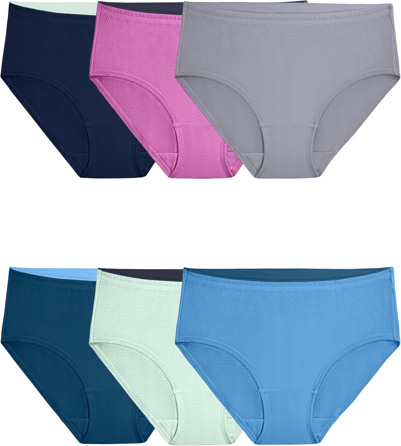 Fruit-of-the-Loom-womens-Breathable-Underwear-Moisture-Wicking-Keeps.jpg Fruit of the Loom womens Breathable Underwear, Moisture Wicking Keeps You Cool & Comfortable, Available in Plus Size - Image 1
