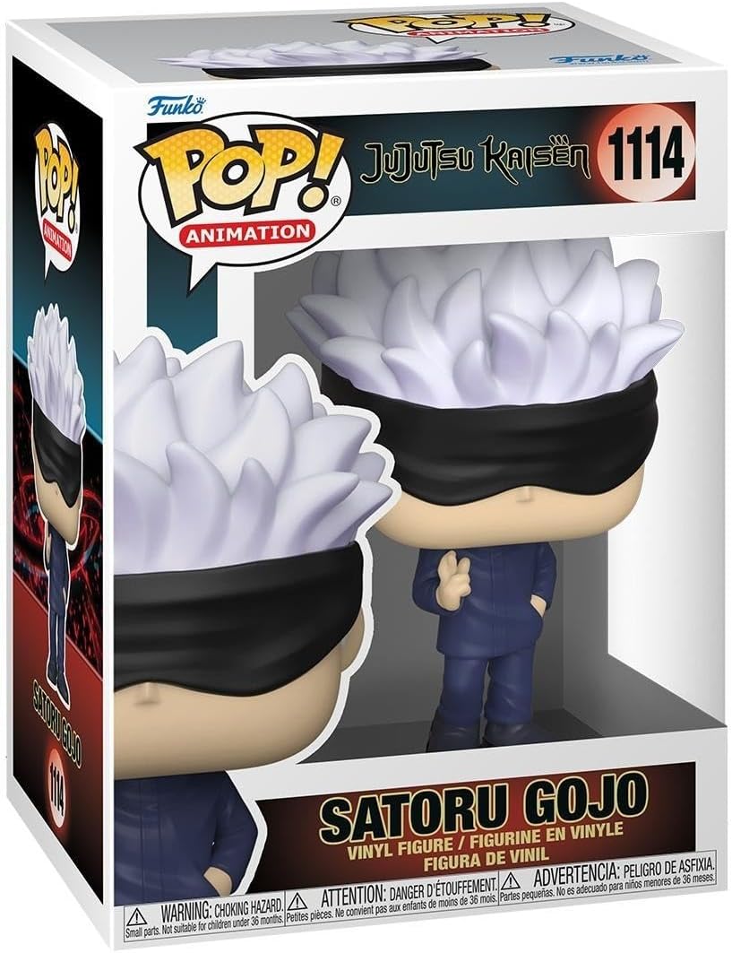 Funko-Pop-Animation-Jujutsu-Kaisen-Satoru-Gojo-Collectable.jpg Funko Pop! Animation: Jujutsu Kaisen - Satoru Gojo - Collectable Vinyl Figure - Gift Idea - Official Merchandise - Toys for Kids & Adults - Anime Fans - Model Figure for Collectors and Display - Image 1