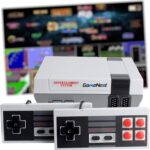 GAMENEXT Retro Game Console, AV Classic Mini Video Game Consoles Built-in with 620 Games Dual Players Mode Console with 2 Controllers Handheld Games for Kids & Adults