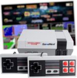 GAMENEXT Retro Game Console, AV Classic Mini Video Game Consoles Built-in with 620 Games Dual Players Mode Console with 2 Controllers Handheld Games for Kids & Adults