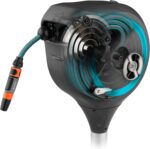 GARDENA Automatic Retractable Garden Hose Reel - 50 Feet - 360 Degree Swivel Outdoor Hose Reel with Metal Spike Base - Auto Retract - UV Resistant Housing - Easy Install No Tools Required - 18604 - Image 2