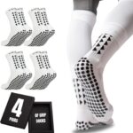 Gain The Edge Soccer Grip Socks - Set - White