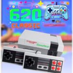 GameNext Retro Game Console,Classic Mini Handheld Video Game Console Built-in 620 Classic Edition Games, AV Output and Dual Game Controllers